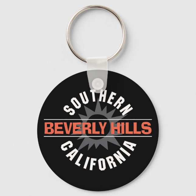 Südkalifornien Beverly Hills Schlüsselanhänger (Vorderseite)