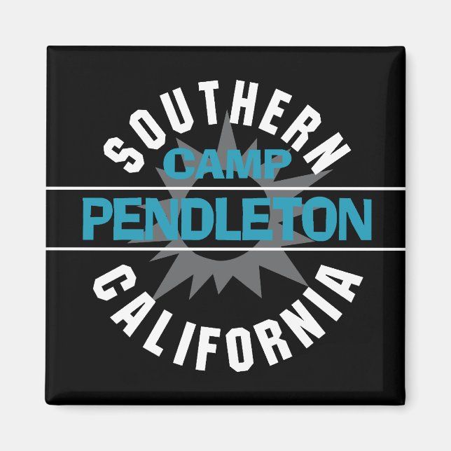 Südkalifornien - Camp Pendleton Magnet (Vorne)