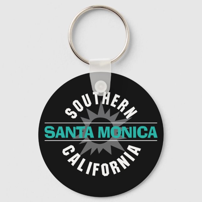 Südkalifornien - Santa Monica Schlüsselanhänger (Vorderseite)