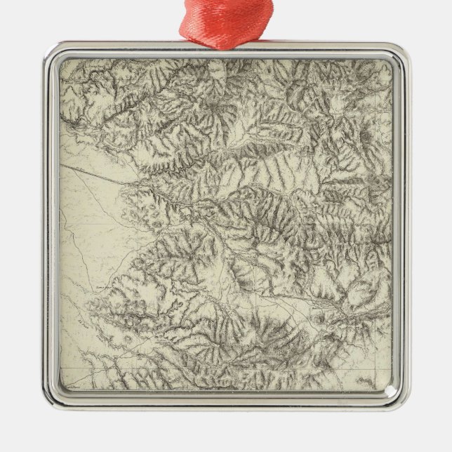 Südkalifornien Silbernes Ornament (Vorne)