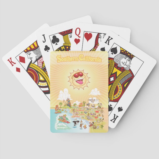 Südkalifornien Spielkarten (Rückseite)