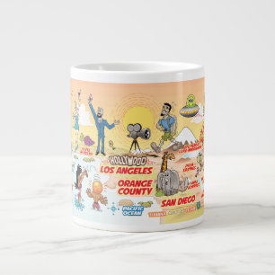 Südkalifornien Sunset Jumbo-Tasse