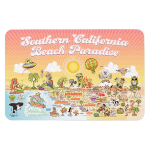 Südkalifornien Sunset Magnet