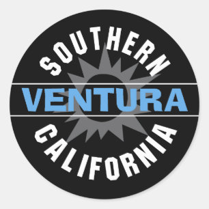 Südkalifornien - Ventura Runder Aufkleber