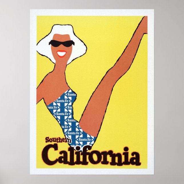 Südkalifornien Vintage Poster (Vorne)
