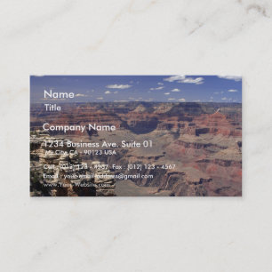 Südkante des Grand Canyon in Arizona Visitenkarte