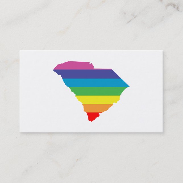 Südkarolina-Regenbogen Visitenkarte (Vorderseite)