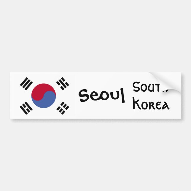 Südkorea-Autoaufkleber Autoaufkleber (Vorne)