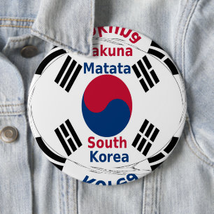 Südkorea Button