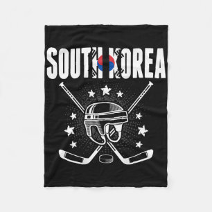 Südkorea Eishockeyfans Jersey Koreanische Flagge P Fleecedecke