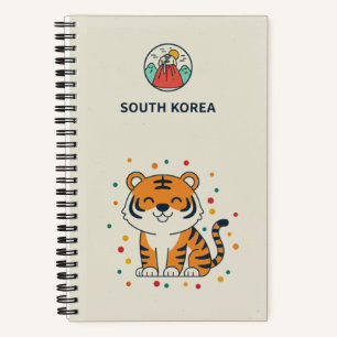 Südkorea-Erbe & Sibirischer Tiger-Foto Notizbuch