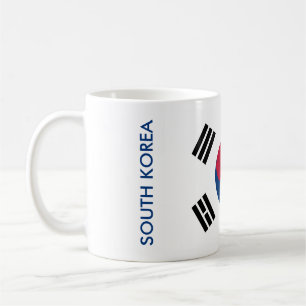 SÜDKOREA-FLAGE KAFFEETASSE