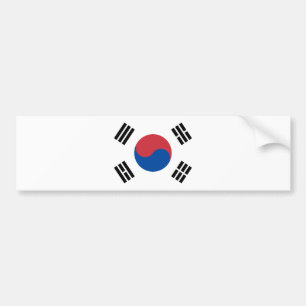 Südkorea-Flagge Autoaufkleber