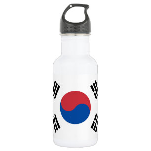 Südkorea-Flagge Edelstahlflasche