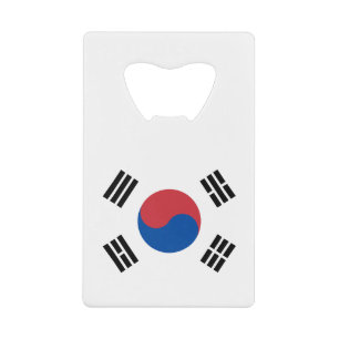 Südkorea-Flagge Geldbeutel Flaschenöffner