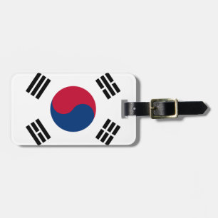 Südkorea-Flagge Gepäckanhänger