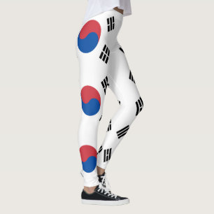 Südkorea-Flagge Leggings