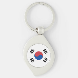 Südkorea-Flagge Schlüsselanhänger