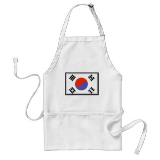 Südkorea-Flagge Schürze