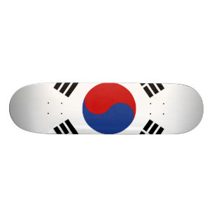 Südkorea-Flagge Skateboard