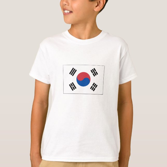 Südkorea-Flagge T-Shirt (Vorderseite)