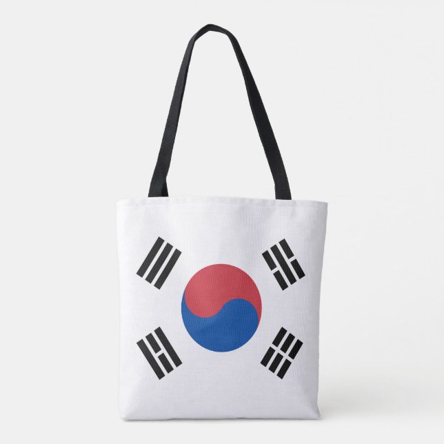 Südkorea-Flagge Tasche (Rückseite)