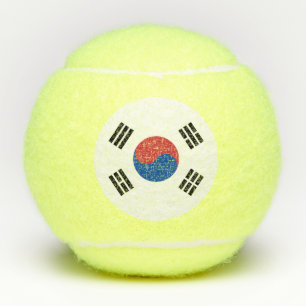 Südkorea-Flagge Tennisbälle