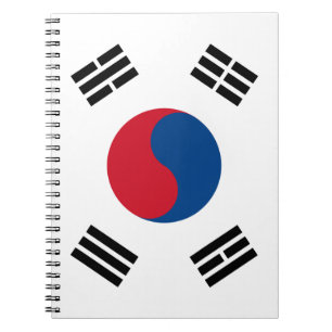 Südkorea-Flaggen-Notizbuch Notizblock
