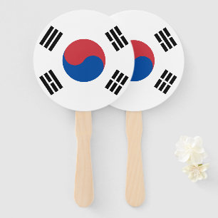 Südkorea-Flaggen-südkoreanisches patriotisches Fächer