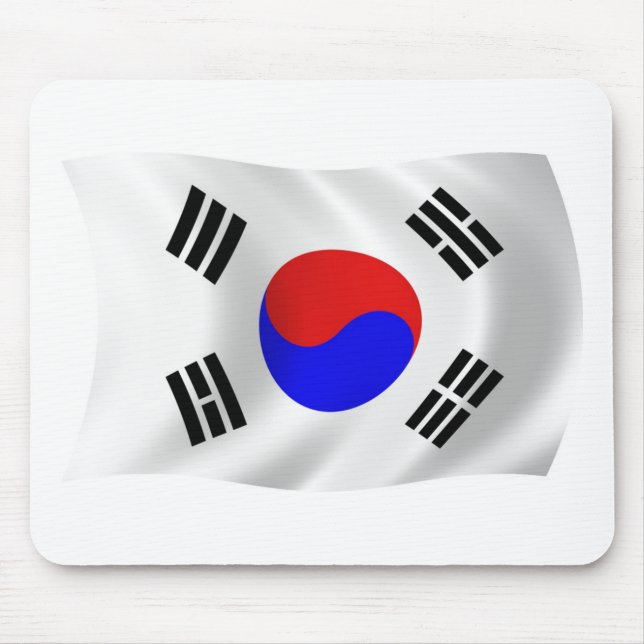 Südkorea Flaggenmousepad Mousepad (Vorne)