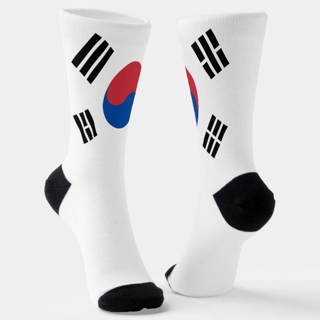 Südkorea Flaggenpatriotischer koreanischer Nationa Socken (Gewinkelt)