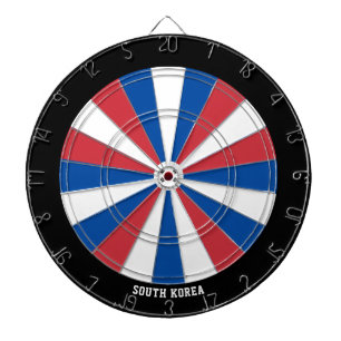 Südkorea Flaggenpatrons Bullseye Dartscheibe