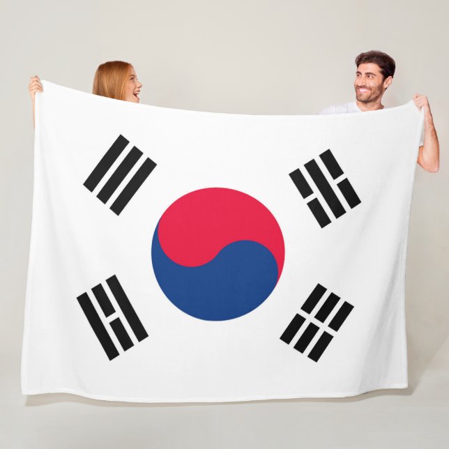 Südkorea Fleecedecke (Beispiel)
