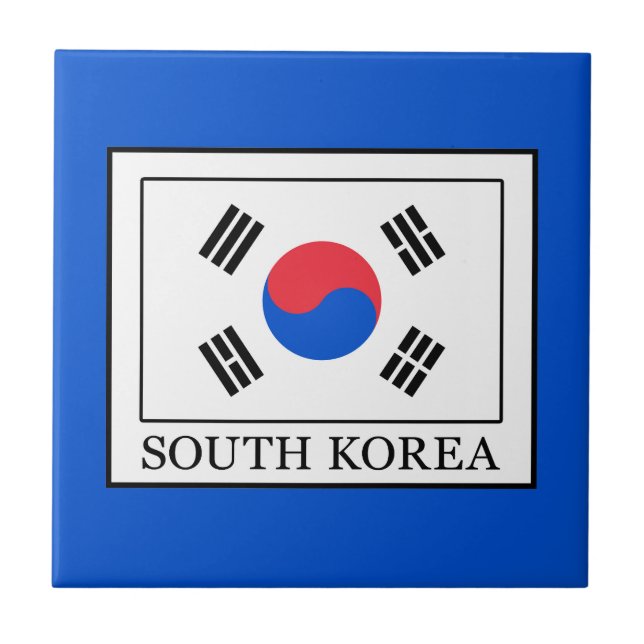 Südkorea Fliese (Vorderseite)