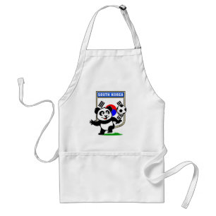 Südkorea Football Panda Schürze