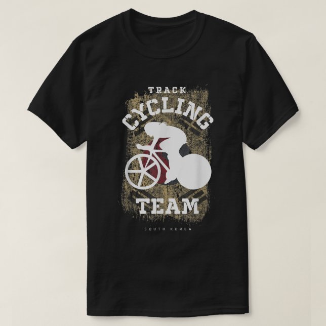 Südkorea: Frauen verfolgen Radfahrgeschwindigkeit  T-Shirt (Design vorne)