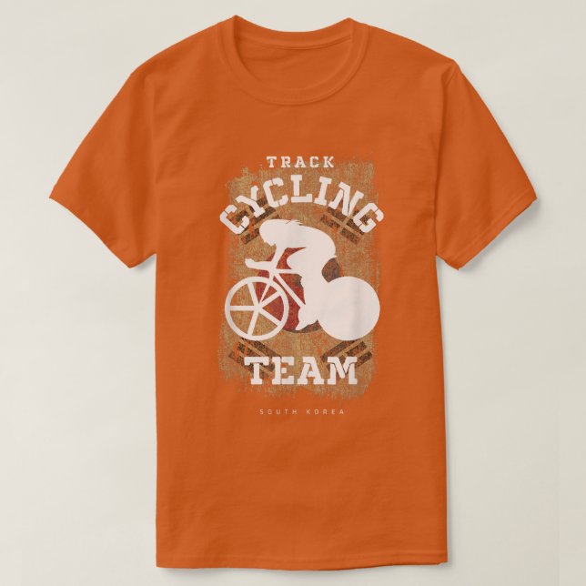 Südkorea: Frauen verfolgen Radfahrgeschwindigkeit  T-Shirt (Design vorne)