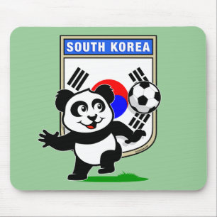 Südkorea-Fußball-Panda Mousepad