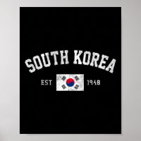 Südkorea Gegr. 1948 Südkoreanische Flagge Unabhäng