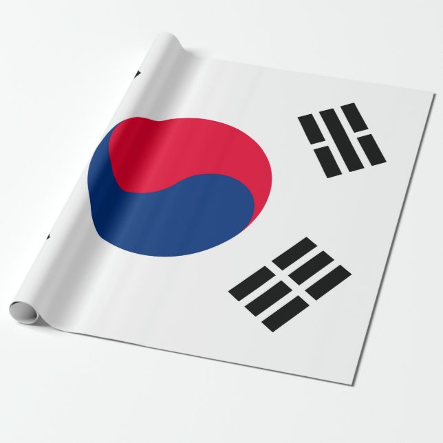 Südkorea Geschenkpapier (Ungerollt)
