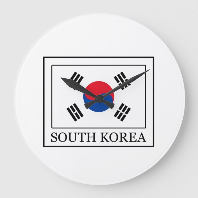 Südkorea Große Wanduhr (Vorderseite)