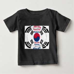 Südkorea Hakuna Matata Art Print/Graphic Baby T-shirt