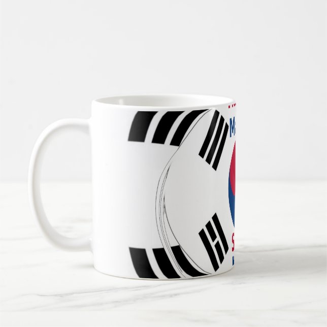 Südkorea Hakuna Matata Art Print/Graphic Kaffeetasse (Links)