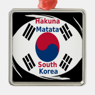 Südkorea Hakuna Matata Art Print/Graphic Ornament Aus Metall