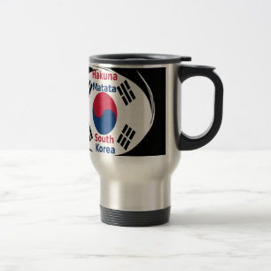 Südkorea Hakuna Matata Kunst Druck/Grafik Reisebecher