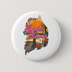Südkorea-Karte Button