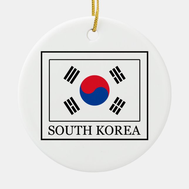 Südkorea Keramikornament (Vorne)