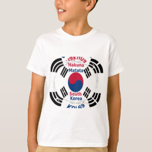 Südkorea - Landesfarben für Flaggen Art Print/Grap T-Shirt