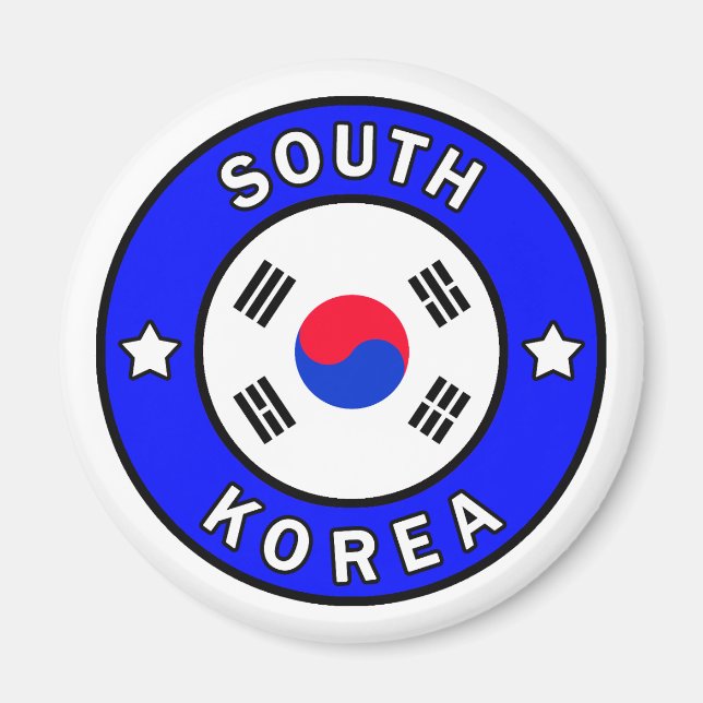 Südkorea Magnet (Vorne)