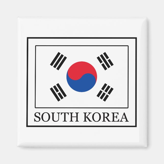 Südkorea Magnet (Vorne)